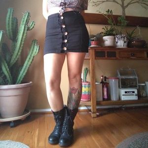 Free People mini skirt🖤